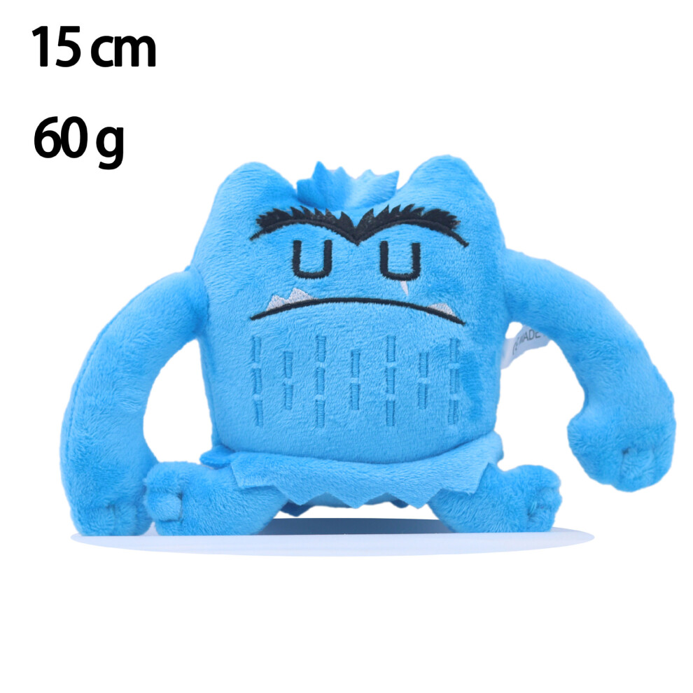 (Blue) The Colour Monster Emotional Monster Plush Toy For Kids Blue