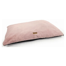 (Pink) HugglePets Luxury Plush Dog Cushion Bed