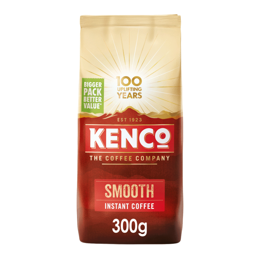 Kenco Smooth Roast Instant Coffee Refill Bag 1 x 300g