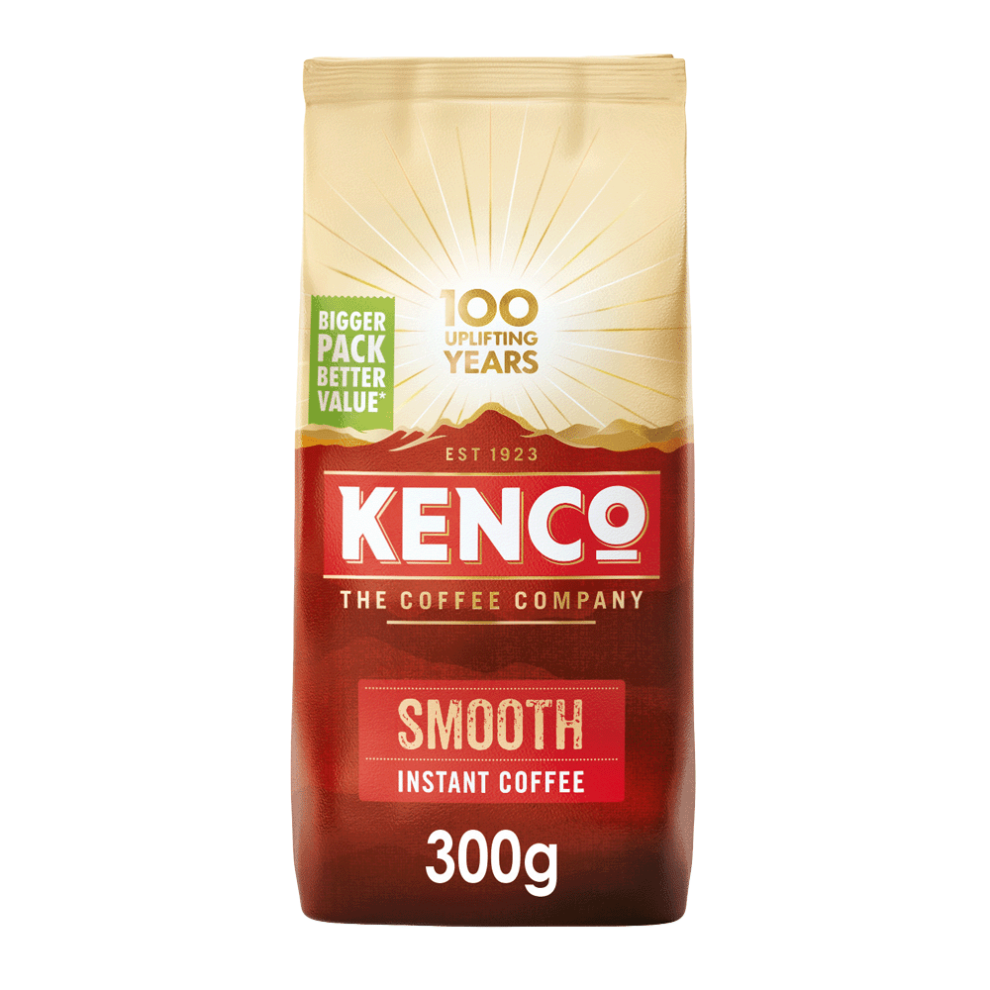 Kenco Smooth Roast Instant Coffee Refill Bag 1 X 300G