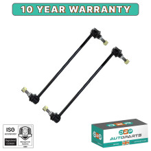 x2 Front Anti Roll Bar Drop Links Rods For Fiat Croma Vauxhall Vectra C (2002-2008)