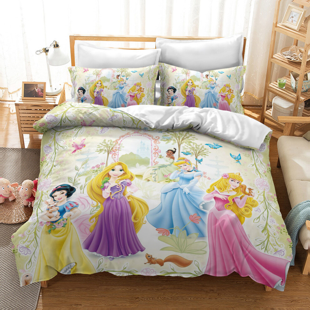 (Style 11, Double(200X200CM/3PCS)) Princess Series Bedding Single Double Duvet Cover