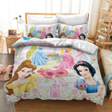 (Style 12, King(220X240CM/3PCS)) Princess Series Bedding Single Double Duvet Cover