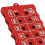 Portable 18-Hole Golf Scorecard Score Counter Red 3