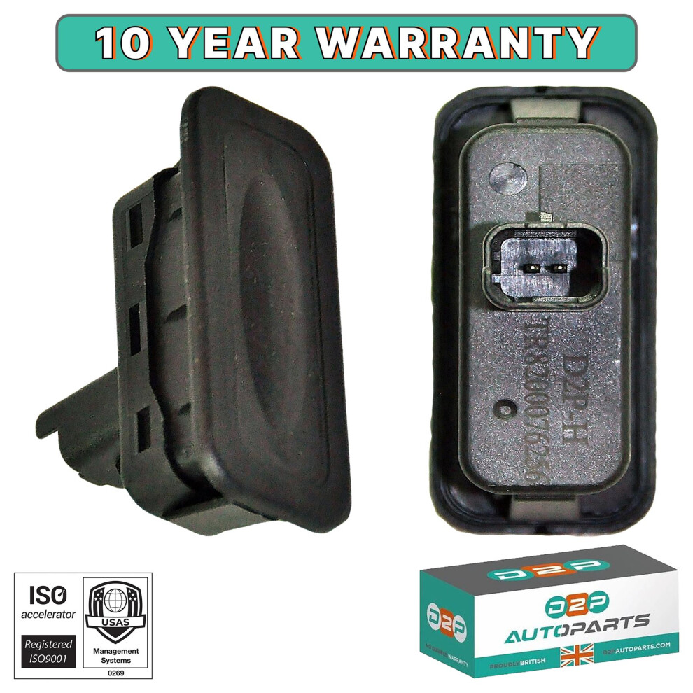 Tailgate Boot Switch For Renault Clio Mk3 Mk4 Megane Mk2 Mk3 Laguna 3 8200076256 5056167408581