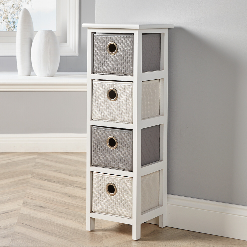 Sandringham 4 Drawer Storage Fully Assembled
