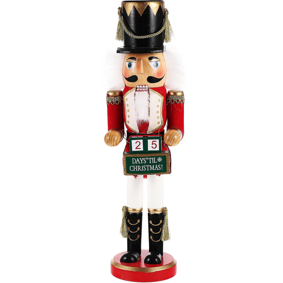 Pajama Set Nutcracker Countdown Calendar Xmas Table Decor Desktop Advent Calendars Christmas Block Calendar Black