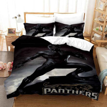 (Style 28, King(220X240CM/3PCS)) Black Panther Bedding Single Double Duvet Cover UK