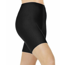 (11-12 Years) Girls Black Color Over-Knee Stretch Cycling Shorts