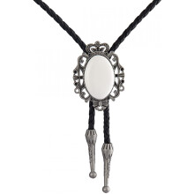 Native American Bolo Tie Rodeo Cowboy Leather Necktie Western Necklace Costume Accessories For Men, Women