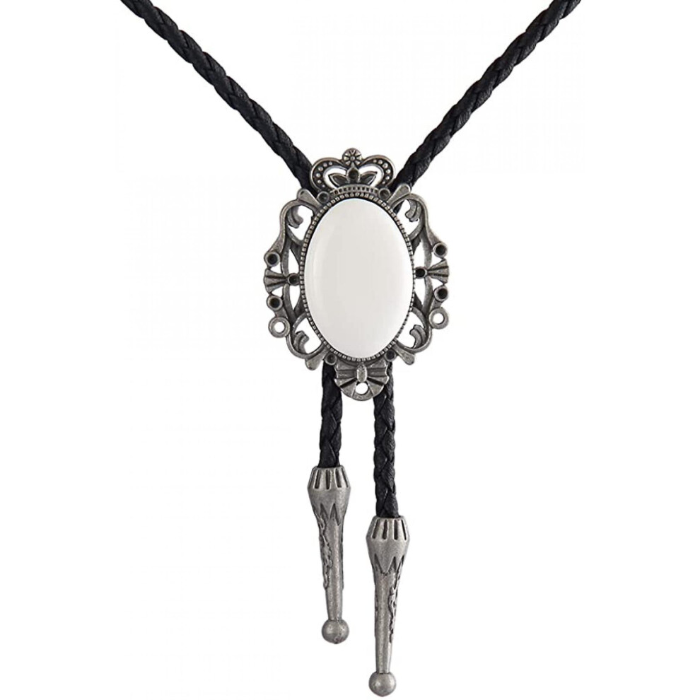 Native American Bolo Tie Rodeo Cowboy Leather Necktie Western Necklace Costume Accessories For Men, Women Not,Specified