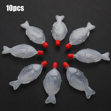 10pcs Fish-shaped 8.5ml Soy Sauce Disposable Sauce Bottle Sushi Seasoning Bottle