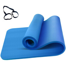 (blue) Yoga Mat Non-slip, Yoga Mat 1cm Thick, Yoga Mat, Fitness Sports Mat, Fitness Mat, Gymnastics Mat For Women Men, 183cm X 61cm, Blue