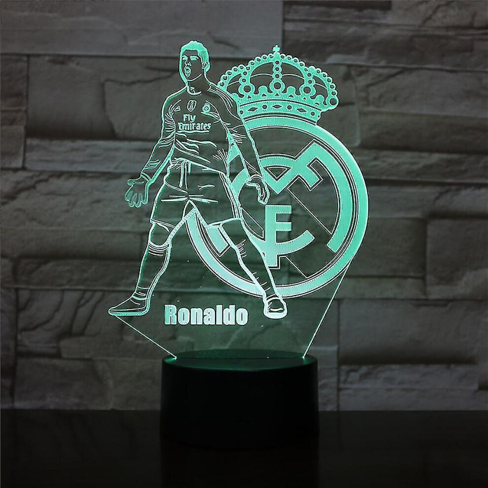 Table Lamp Anime Children's Room Ronaldo 3d Led Night Light
