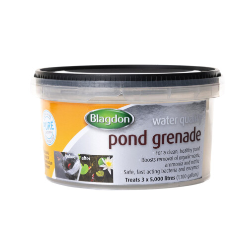 Blagdon Blagdon Pond Grenade 3 Pack Natural Safe Quick Water Treatment Cleaner Remover