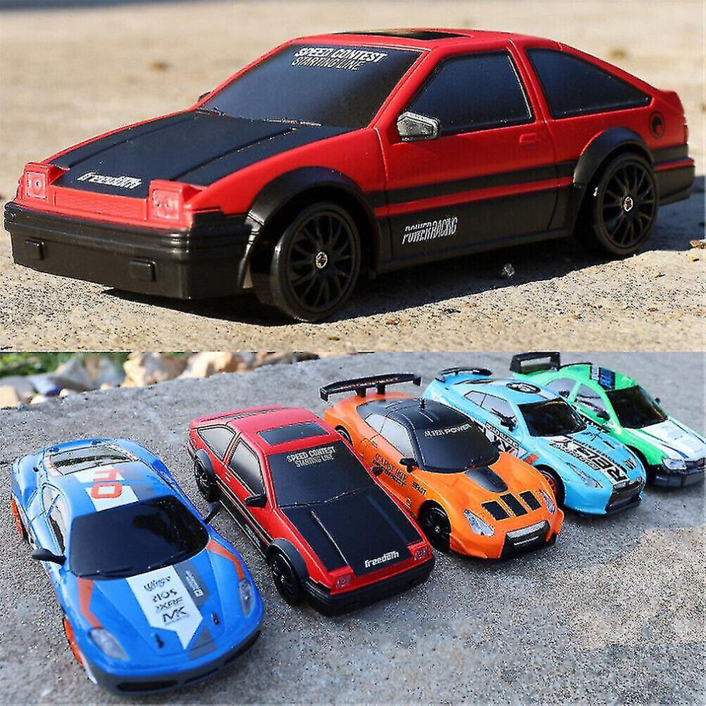 1:24 Initial D Trueno Ae86 Rc Race Remote Control High Speed Drift Racing Car