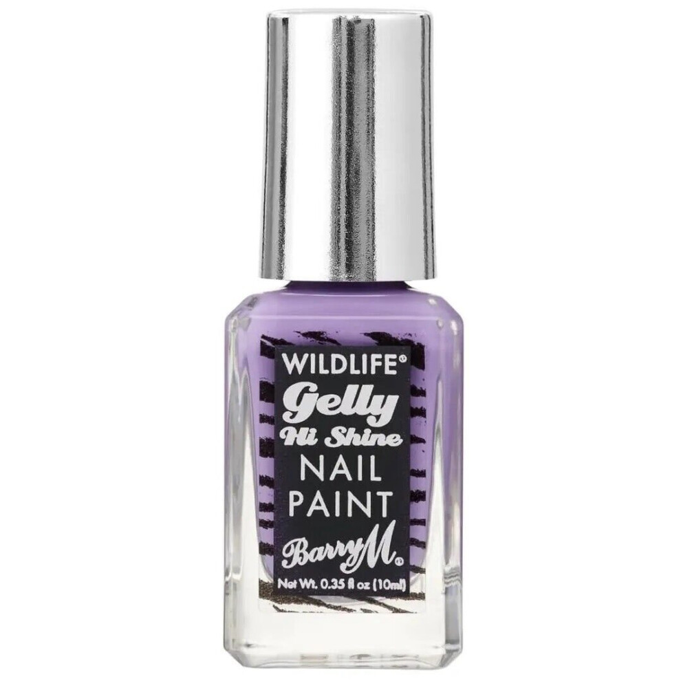 Barry M Cosmetic Wildfire Gelly Hi Shine Nail Paint 10ml Native Purple