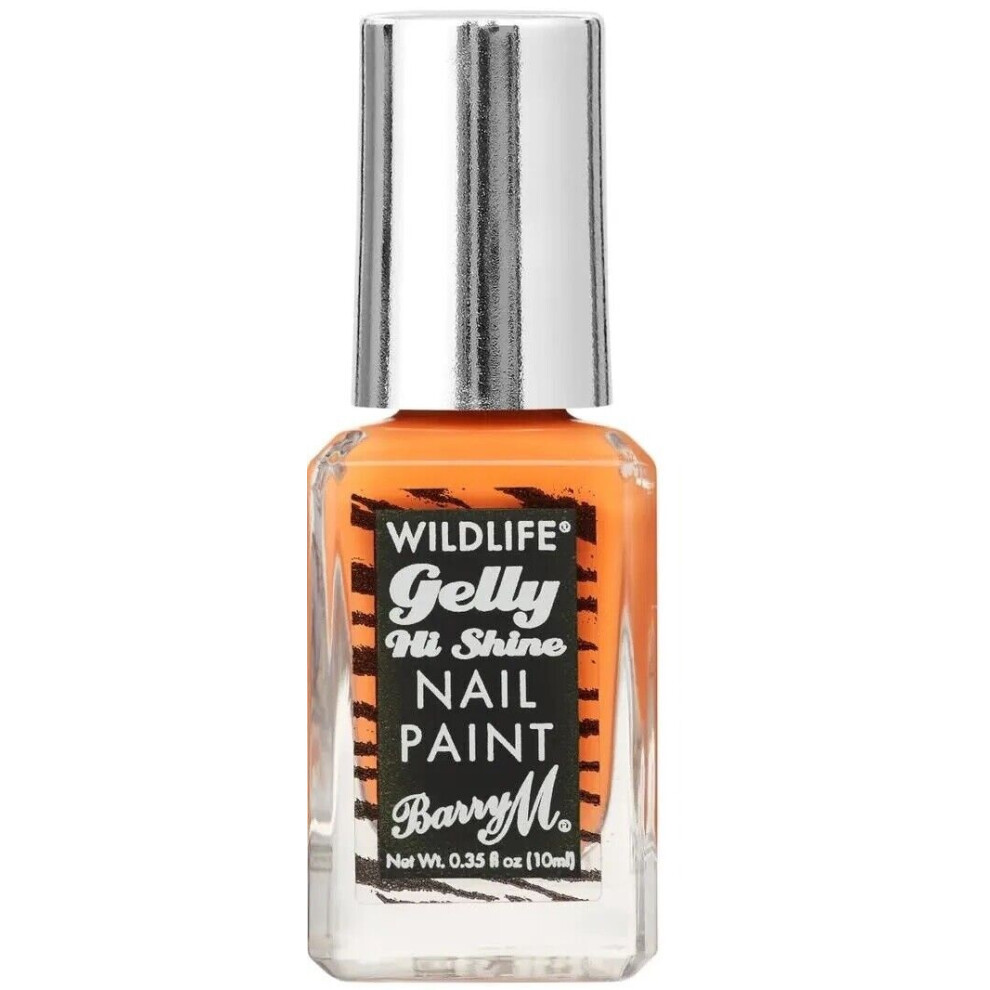 Barry M Cosmetic Wildfire Gelly Hi Shine Nail Paint 10ml Desert Orange