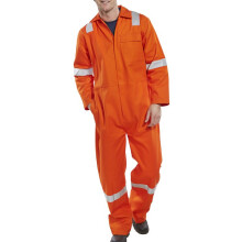 BEESWIFT NORDIC DESIGN FIRE RETARDANT BOILERSUIT ORANGE 42