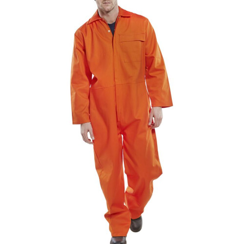 BEESWIFT FIRE RETARDANT BOILERSUIT ORANGE 44