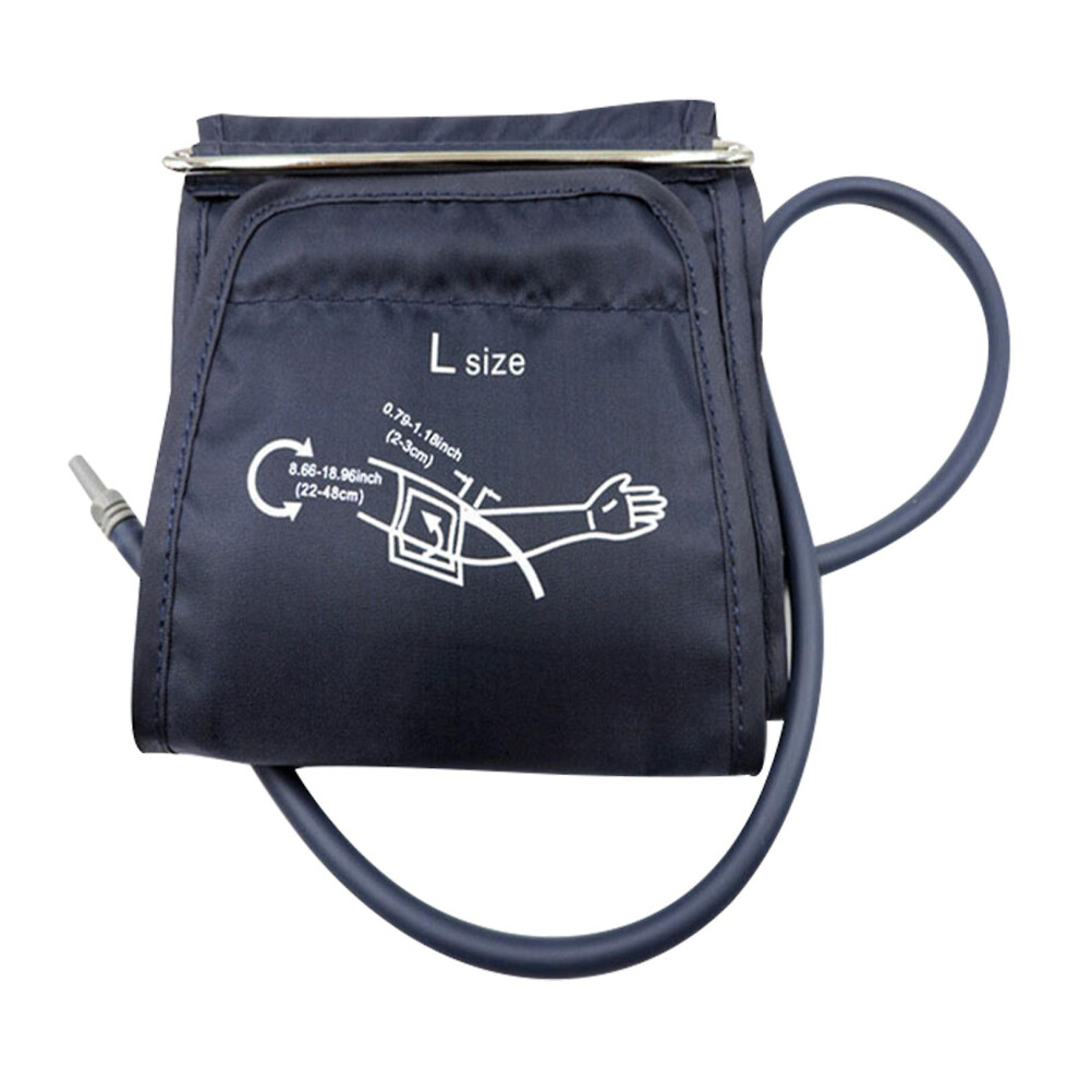 Large 22 To 48cm Black Upper Arm Longer Blood Pressure Monitor Cuff