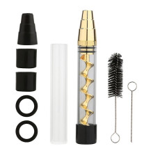 Glass Blunt Pipe Tube Kit Compatible Herbs And Spices Twisty Blunt, 3in1 Pipe Glass Blunts Tube Kit Compatible We