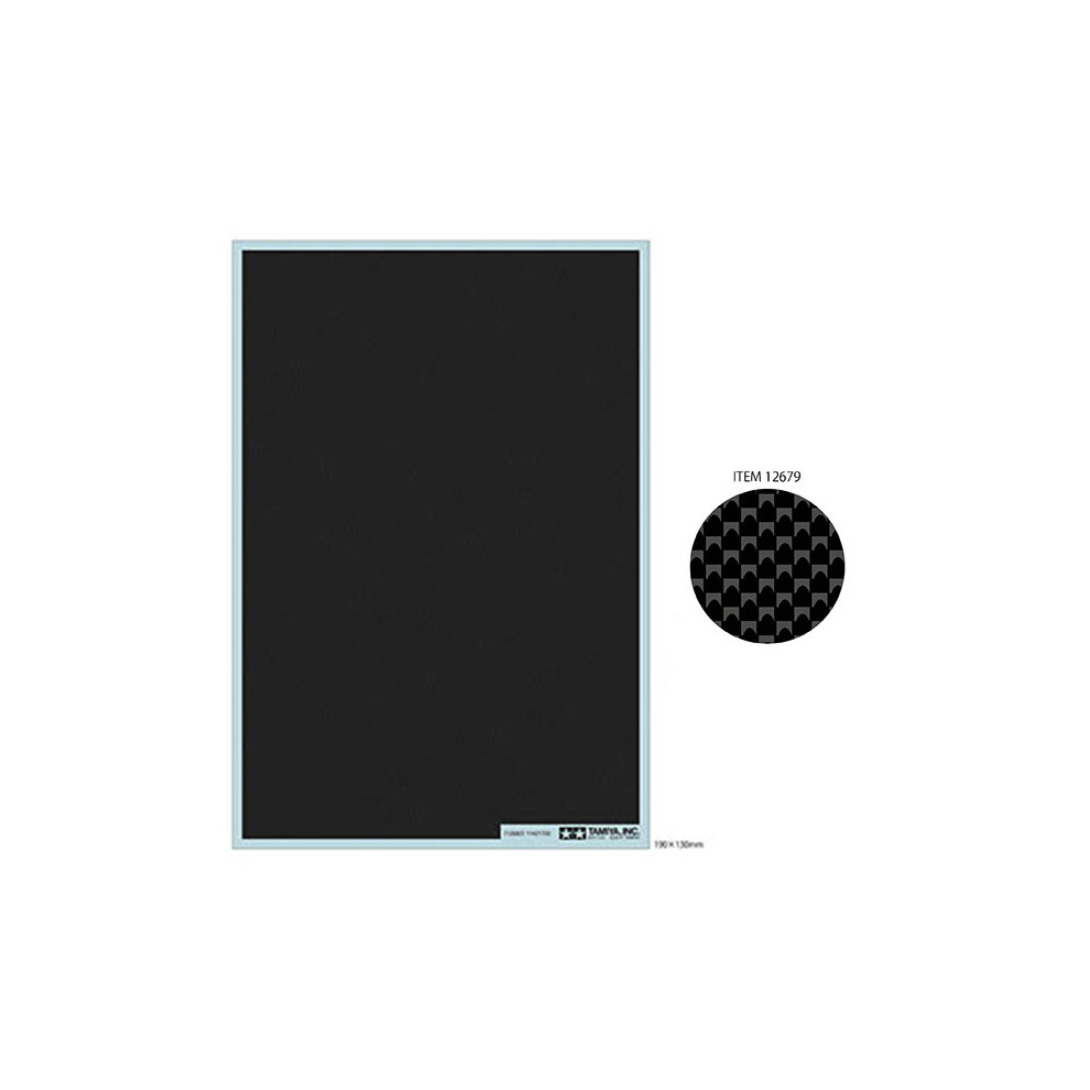 TAMIYA 12679 Carbon Decal Plain Weave - Fine 1:24 Model Kit Accessory