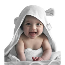 Hooded Baby Towel | Wearable Baby Bath Towels with Hood | Soft Absorbant Bamboo Cotton Bath Towels with Cute Ears | For