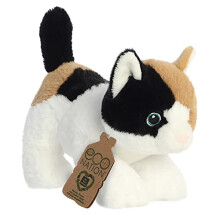 Aurora, 35049, Eco Nation Calico Cat, 8.5In, Recycled Soft Toy, Multi-Coloured - Plush Soft Toy