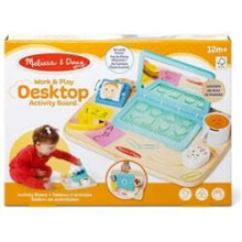 Wooden work & play desktop activity board infant and toddler toy, Early development & activity toys, Wooden baby sensory