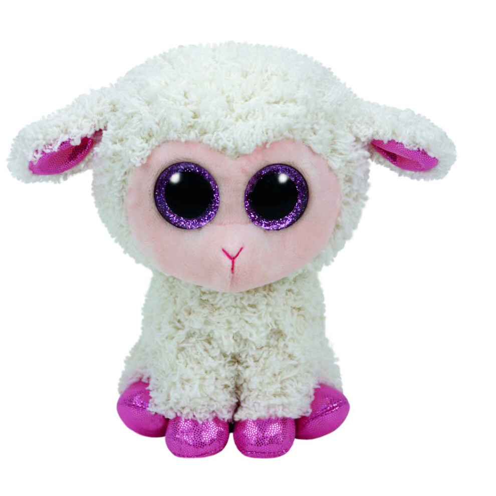 Twinkle Lamb Easter 2017 37211 Lamb with Glitter Eyes - White/Pink