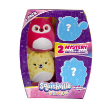 ENT_551113 Cinema Playset-Includes 2-Inch Mini Pretzel Chair, One Popcorn Bucket-Irresistibly Soft, Colourful Plush,