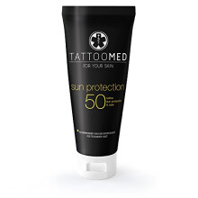 Sun Protection FPS50 - Sun Cream For Protecting Sensitive Tattoos from Intense Solar Radiation - (1 x 100ml)