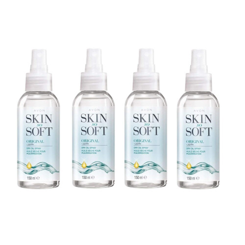 Avon Avon Skin So Soft Original leo Seco Spray 4 x 150ml.