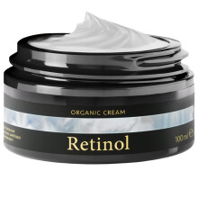Salicylic Acid + Retinol Cream 100ml, Organic Anti Wrinkle Face Cream for Women - Collagen Cream - Unscented Night Cream