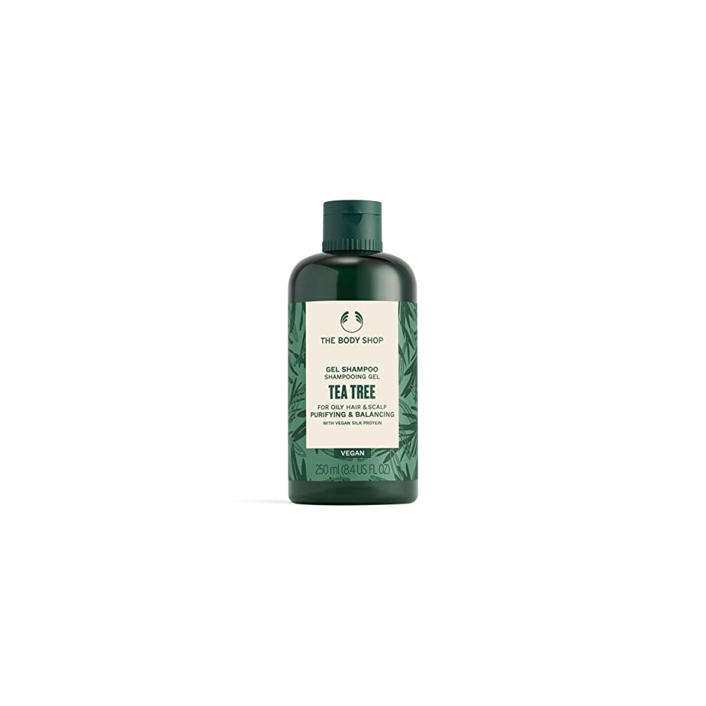 Tea Tree Purifying & Balancing Shampoo FOR OILY HAIR & SCALP, VEGAN SILK PROTEIN