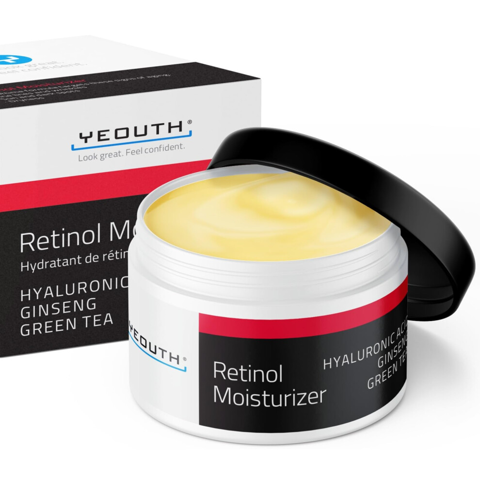 Yeouth Cream/Dark Retinol For Face With Hyaluronic Acid, Retinol Moisturizer For Face, Retinol Face For Wrinkles And