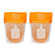 Ricariche Sapone Liquido per Mani Panier des Sens Provence, Sapone di Marsiglia - 97% naturale - 2x 500ml