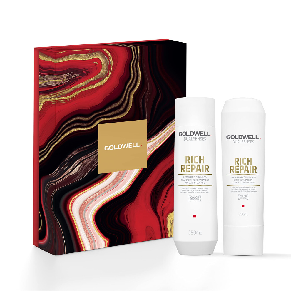 Dualsenses Rich Repair Shampoo and Conditioner Set for Dry, Damaged hair