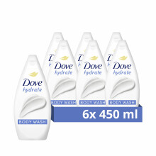 Hydrate Body Wash Gentle cleansing for soft skin 6x 450 ml