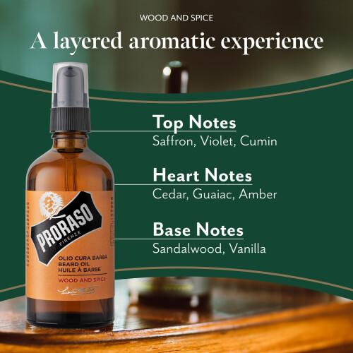 Proraso PRORASO Beard Oil Wood and Spice 100 ml 1