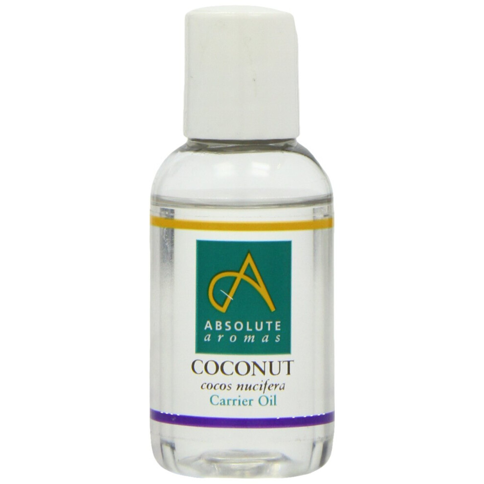 Absolute Aromas Fractionated Coconut Oil 1L - 100% Pure, Unscented And Natural Carrier Oil - For Massage, Aromatherapy And Blending