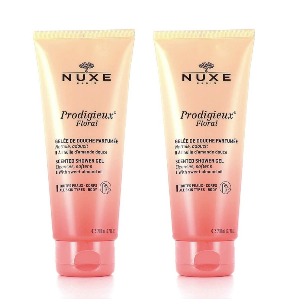 Prodigieux Floral Scented Shower Gel 2 x 200ml