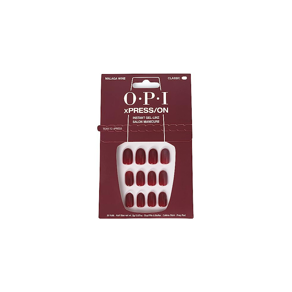 Opi Xpress/On Press On Nails, Up To 14 Days Of Wear, Gel-Like Salon Manicure, Vegan, Sustainable Packaging, With Nail Glue,