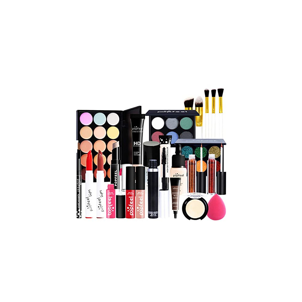 Fantasyday All-In-One Makeup Set Gift Surprise | Full Makeup Kit For Women Cosmetic Essential Starter Bundle Include Eyeshadow