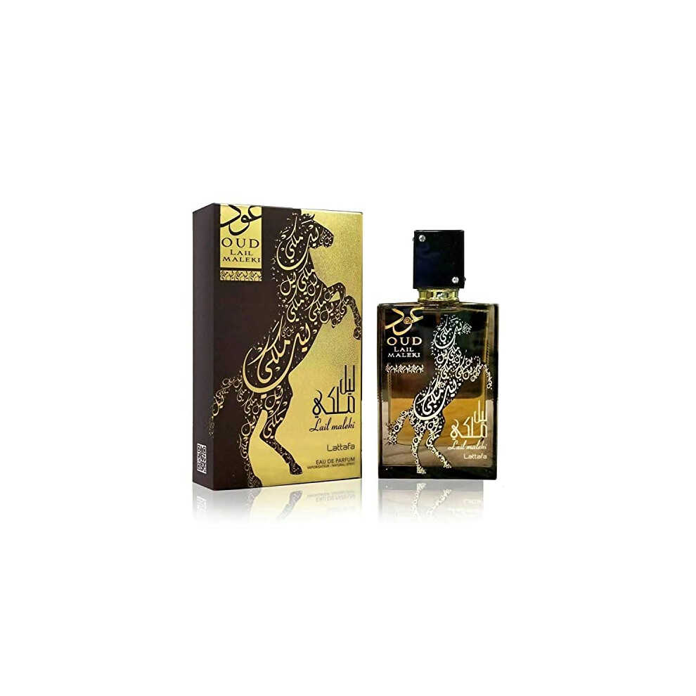 Lattafa Oud Lail Maleki Eau De Parfum Spray 100Ml