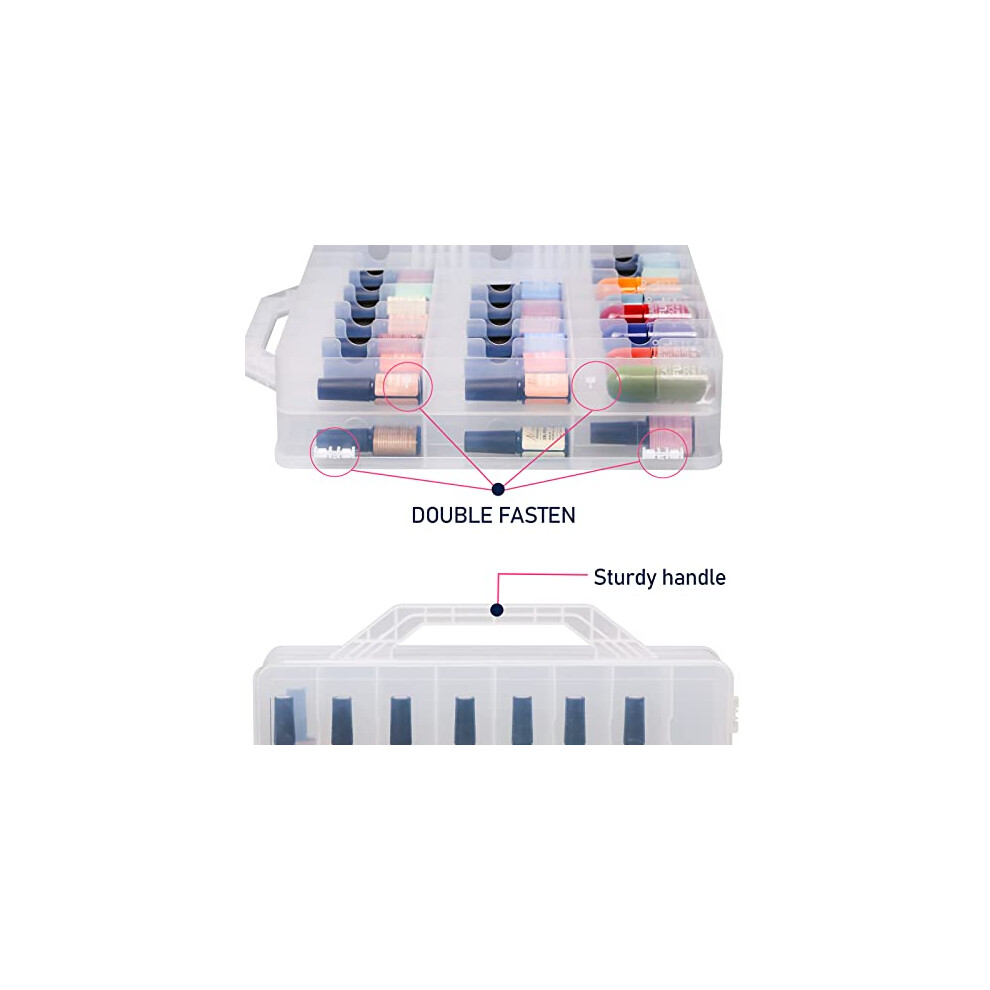 universal-nail-polish-cosmetic-organizers-case-holder--48-bottles-clear-double-sided-storage-box-case-transparent