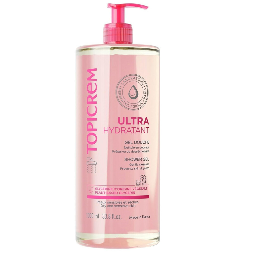 Topicrem Ultra-Moisturizing Shower Gel 1000Ml