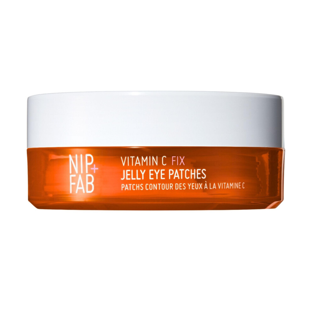 Vitamin C Fix Jelly Eye Patches, 20 Pairs, Brightening Hydro Gel for Under-Eyes with 3 stable forms of Vitamin C