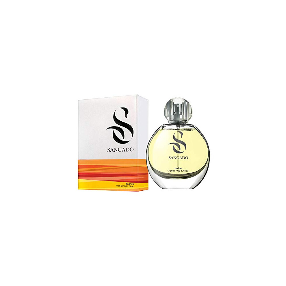 Sangado Jasmine Perfume For Women, 8-10 Hours Long-Lasting, Luxury Smelling, Floral, Fine French Essences, Extra-Concentrated